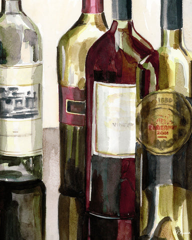 Framed - Auburn Wine Collection Iheather A.french-roussia - Dark Red - Premium Canvas Art from Classy Art - Just $424.88! Shop now at brett interiors
