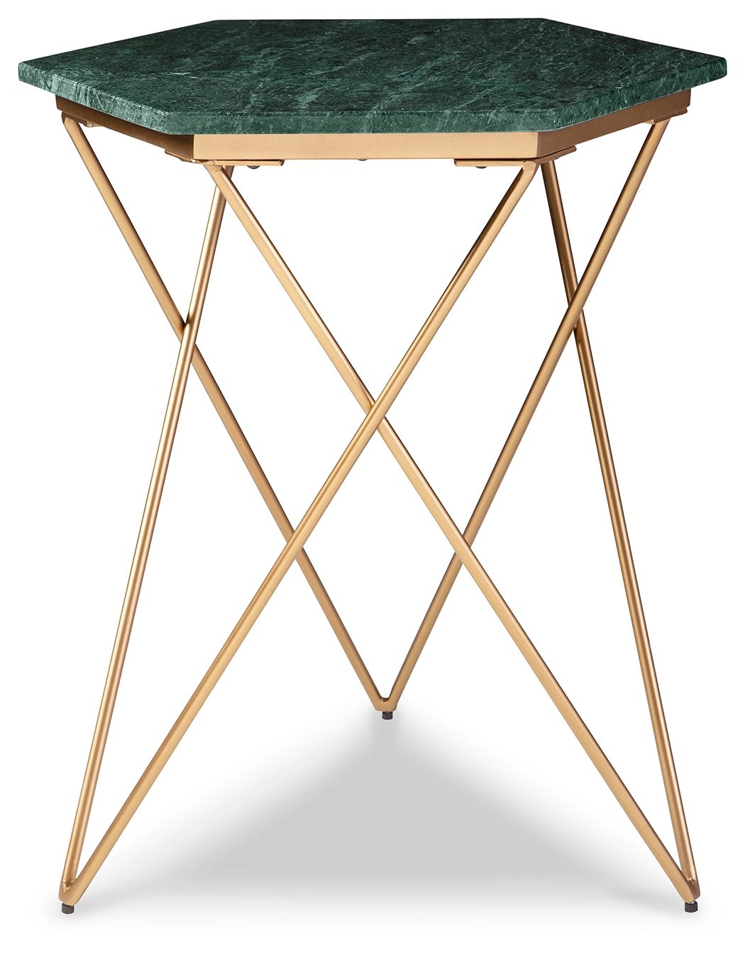 Engelton - Green / Gold - Accent Table - Premium Accent Tables from Signature Design by Ashley® - Just $160! Shop now at brett interiors