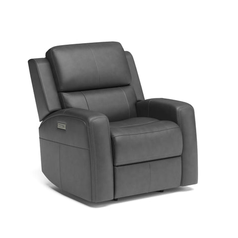 Linden - Power Recliner with Power Headrest & Lumbar - Premium Reclining Chairs from Flexsteel - Just $2187.50! Shop now at bretrinteriors